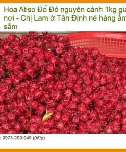 Hoa Atiso Đỏ nguyên cánh 1kg chất lượng - Đơn vị Bán Giao nhanh TPHCM