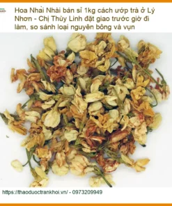 Hoa Nhài sỉ 1kg nguyên bông vụn Lý Nhơn - Địa chỉ cung cấp giao nhanh TPHCM