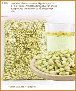 Hoa Nhài 1kg mua online cách pha trà Phú Thạnh - Đơn vị Bán Giao nhanh TPHCM