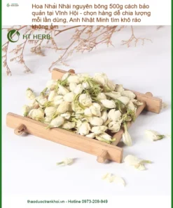 Hoa Nhài nguyên bông 500g cách bảo quản tại Vĩnh Hội - Bán giao nhanh