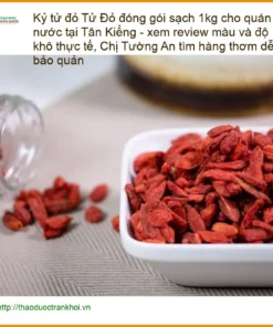 Kỷ Tử Đỏ 1kg Tân Kiểng - Khô thơm dễ bảo quản - Địa chỉ Sỉ lẻ Giao nhanh