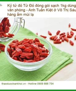 Kỷ Tử Đỏ đóng gói sạch 1kg dùng văn phòng - Anh Tuấn Kiệt TPHCM Giao Nhanh