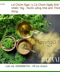 Lá Chùm Ngây khô thơm tự nhiên 1kg - Nước uống nhà anh Thịnh hay dùng - Có sẵn