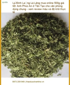 Lá Đinh Lăng mua online 500g giá tốt - Địa chỉ bán giao nhanh TPHCM