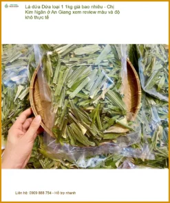 Lá Dứa loại 1 1kg TPHCM giá bao nhiêu - Đơn vị Cung cấp Sỉ lẻ Giao nhanh