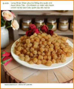 Long Nhãn pha trà 500g Aeon Bình Tân - Địa chỉ bán sỉ lẻ giao nhanh TPHCM