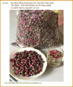 Nụ Hoa Hồng pha trà 1kg - Tân Định TPHCM Cung cấp sỉ lẻ Giao nhanh