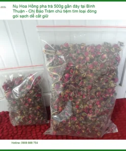 Nụ Hoa Hồng pha trà 500g đóng gói sạch - Địa chỉ Bán Giao nhanh TPHCM