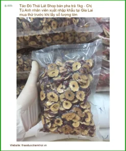 Táo Đỏ Lát pha trà 1kg - Địa chỉ Bán Táo Đỏ Lát Giao nhanh tại TPHCM