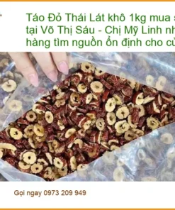 Táo Đỏ Lát khô 1kg - Địa chỉ cung cấp Táo Đỏ lát khô sỉ lẻ, giao nhanh tận nơi TPHCM