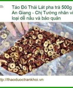 Táo Đỏ Lát pha trà 500g dễ nấu dễ bảo quản - Đơn vị cung cấp có sẵn TPHCM
