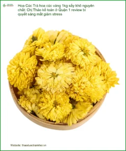 Trà hoa cúc vàng 1kg sấy khô nguyên chất - Địa chỉ bán giao nhanh TPHCM